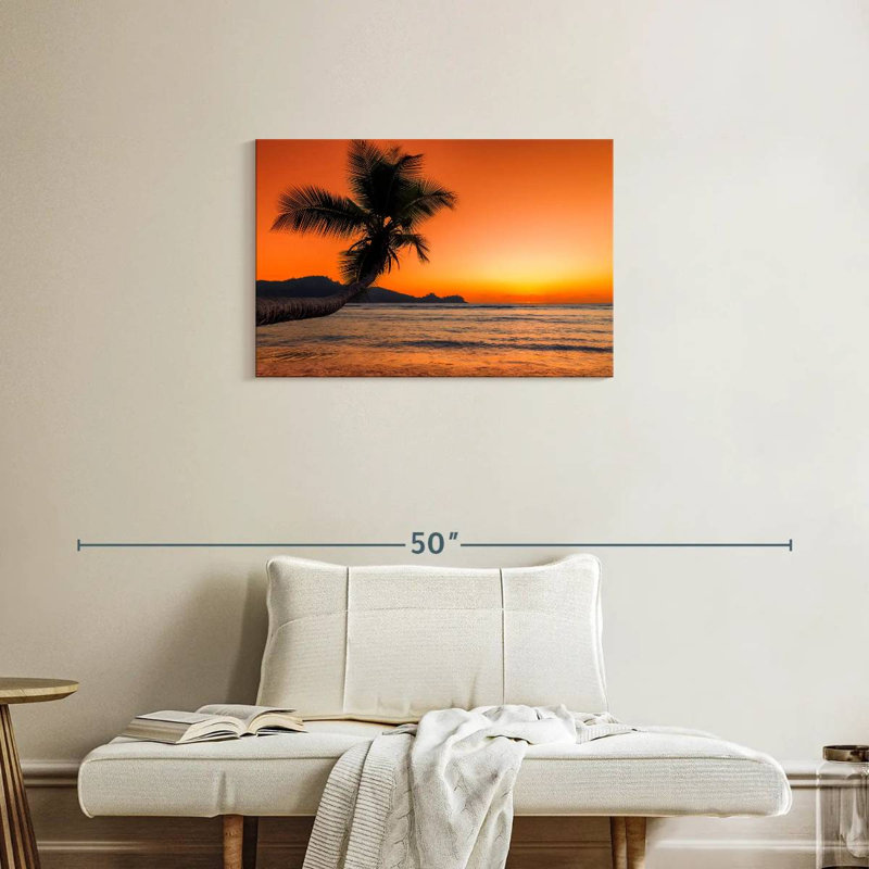 Gillard Beach Sunrise Palm, H 20 po x l 30 po