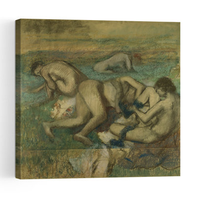 Les Baigneuses, 1885-1895, estampe d'art mural abstrait contemporain
