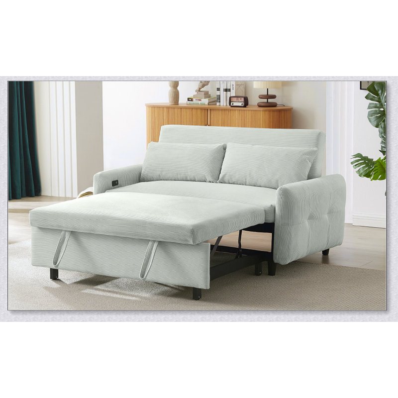 Canapé-lit polyvalent avec rembourrage confortable et conversion facile, parfait pour les espaces modernes et traditionnels.