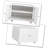 Makar Practical 1 - Shelf Storage Cabinet with Wheels and Metal Frame for Office