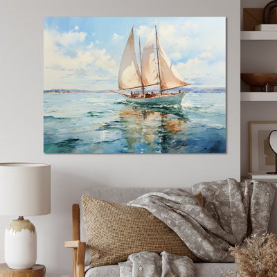 «Boat Whispering Breezes II», reproduction sur toile