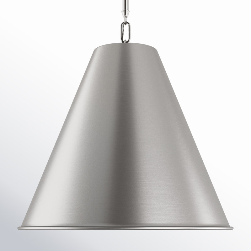 Camariae 1 - Light Single Pendant, Antique Brushed Nickel, Antique Brushed Nickel
