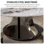 Ensemble de table ronde moderne supercristallin-124363504-124363506