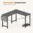 Black 50 Inch Desk