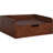 Kitt Modern Floating Wall Shelf Side Table With Drawer, 18" X 12" X 6.5", Walnut
