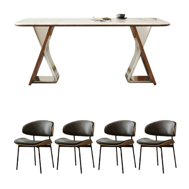 Heitz, H 29,53 po x L 70,87 po x l 35,43 po, Argenté / havane, Blanc