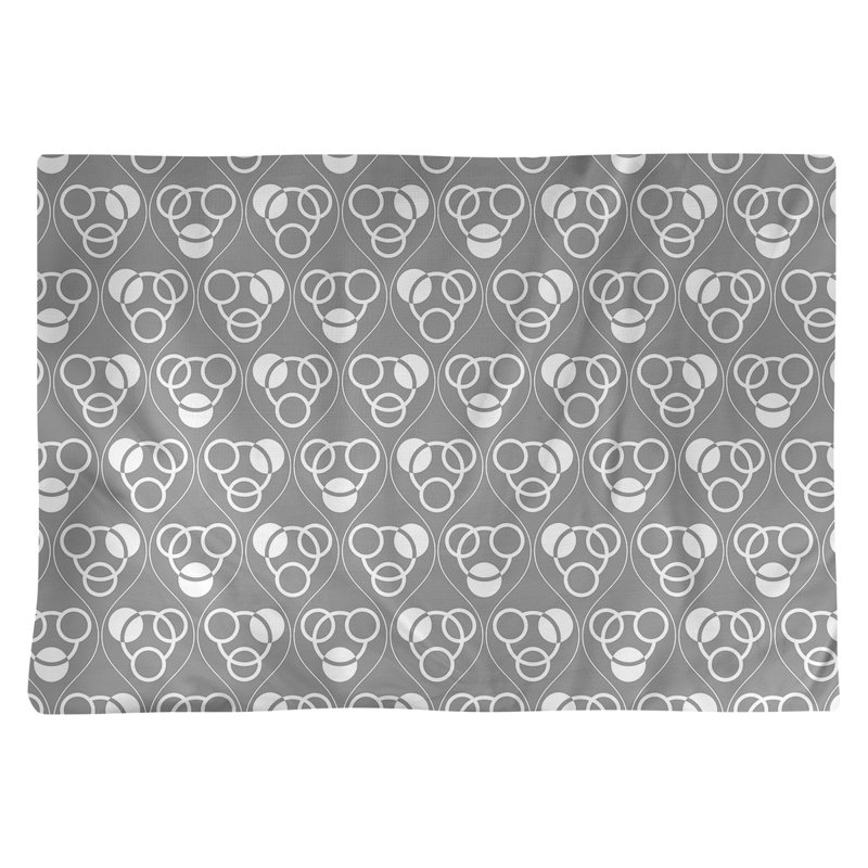 Napperon en coton 18 "Classic, Gris/blanc, Coton