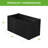  4X2x2ft Outdoor Metal Raised Garden Bed For Vegetables Flowers Herbs - Black-349714921-349714920