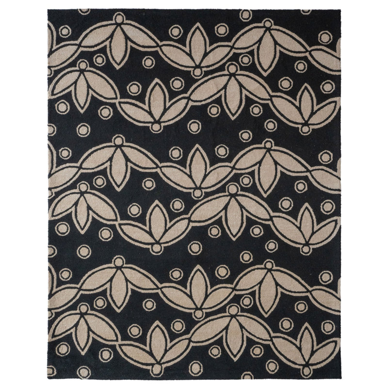 Performance Hand Tufted Floral Indoor Rug, Rectangle 3' x 5'