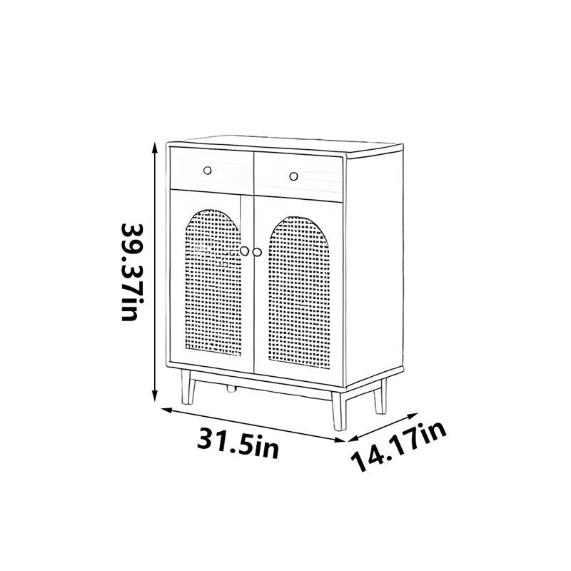 Armoire à chaussures moderne, simple et tendance