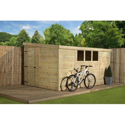 Shiplap Pent Wooden Shed