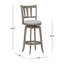 Tabouret pivotant Arisa-617472734-617372711