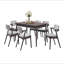 Ensemble de chaises de salle à manger de style Mid-Century moderne 2 pièces