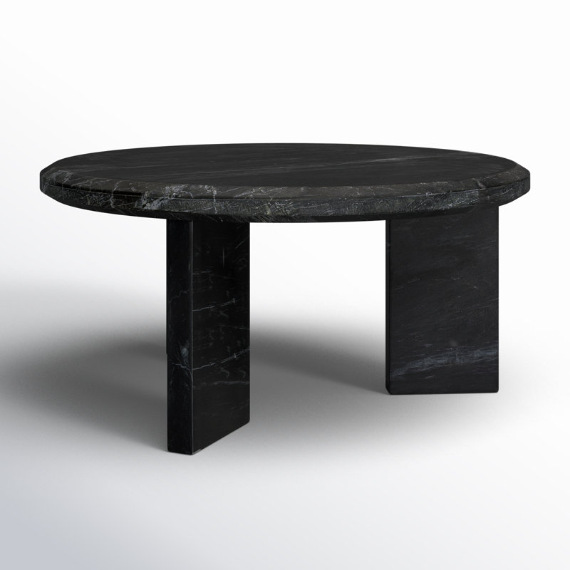 Dakota Marble Coffee Table, White