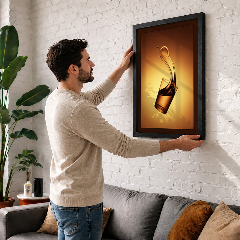 Liquid in Motion Modern - Framed Print, Unframed, A1 - 84.1 x 59.4 cm