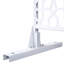 Paravent autoportant 76 po 48 po - métal blanc pour espace intérieur invitant-128490732