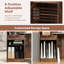 Bureau de réception moderne avec comptoir ovale-665754695