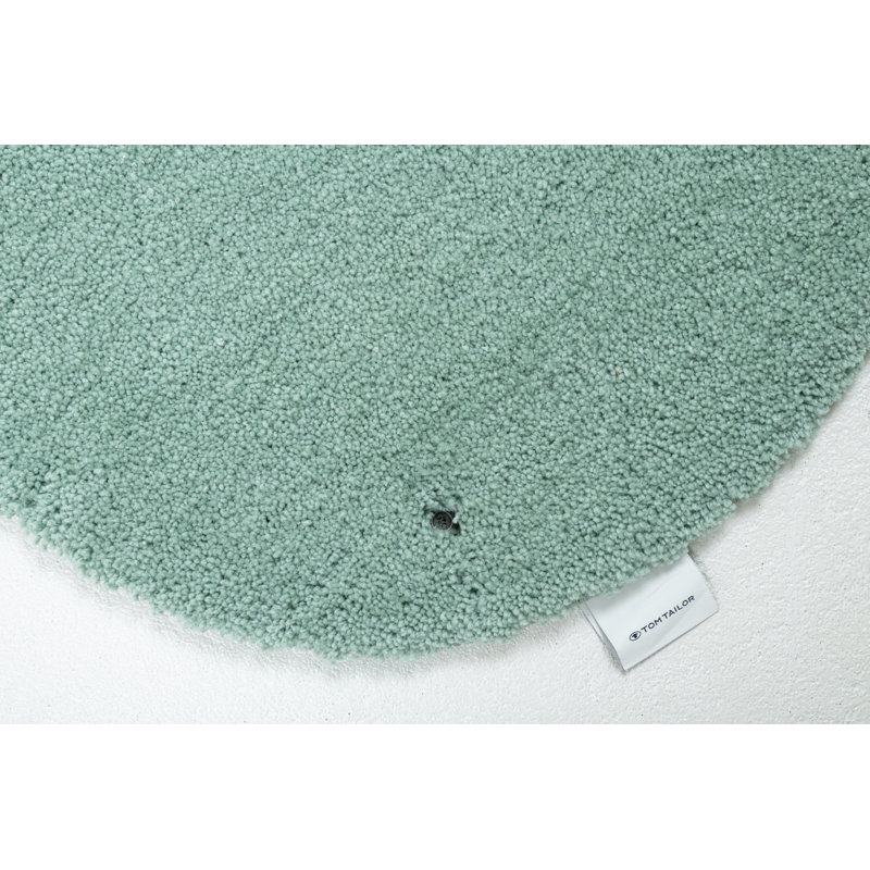Circle Bath Rug, 90cm, Mint