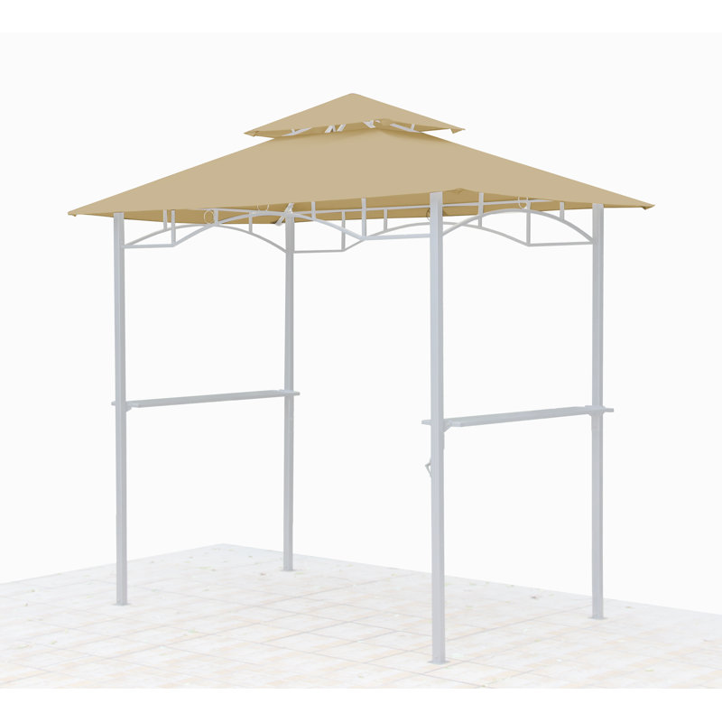 Fournier Dakota Fields Beige Plastic Replacement Canopy for Gazebo