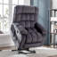 Erickah 91cm Wide Velvet Standard Recliner with Massager-1885693928