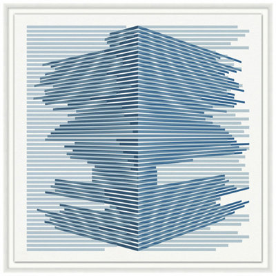 Blue Perspective 2 Print by Lillian August