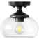 Semi Flush Mount Ceiling Light with Glass Shade