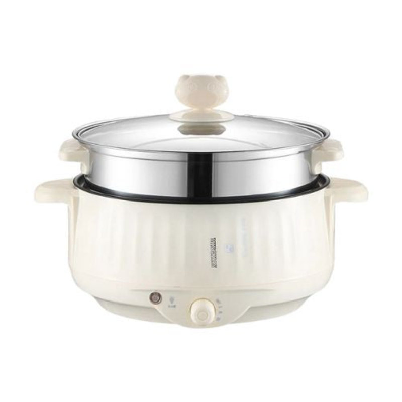 Cuiseur électrique multi - Casserole antiadhésive pour 1 à 2 personnes, conception à deux couches