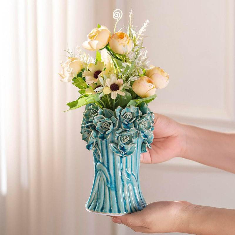 Blue Ceramic Vase