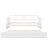 Twin Size Daybed Wood Bed With Twin Size Trundle,White