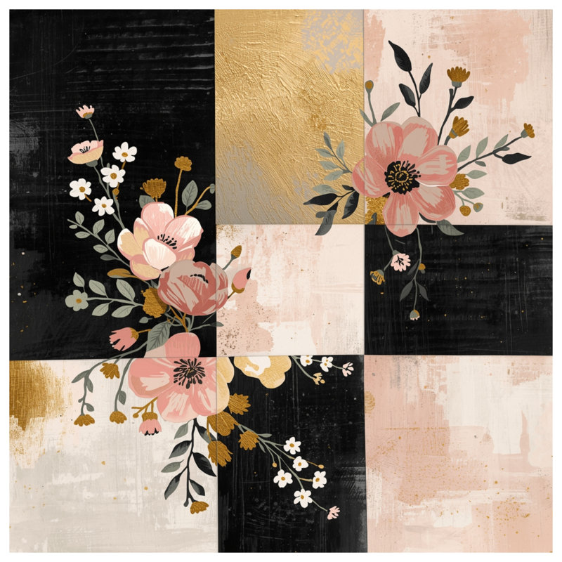 Couvertures florales, L 60 po x H 80 po