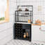 Étagère de boulanger standard en acier 25 po avec rangement pour verres à vin-1936553996