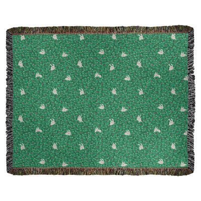 Couverture en coton tissé Katelyn Elizabeth