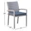 Chaise de patio avec coussin Alyisa-1271627943