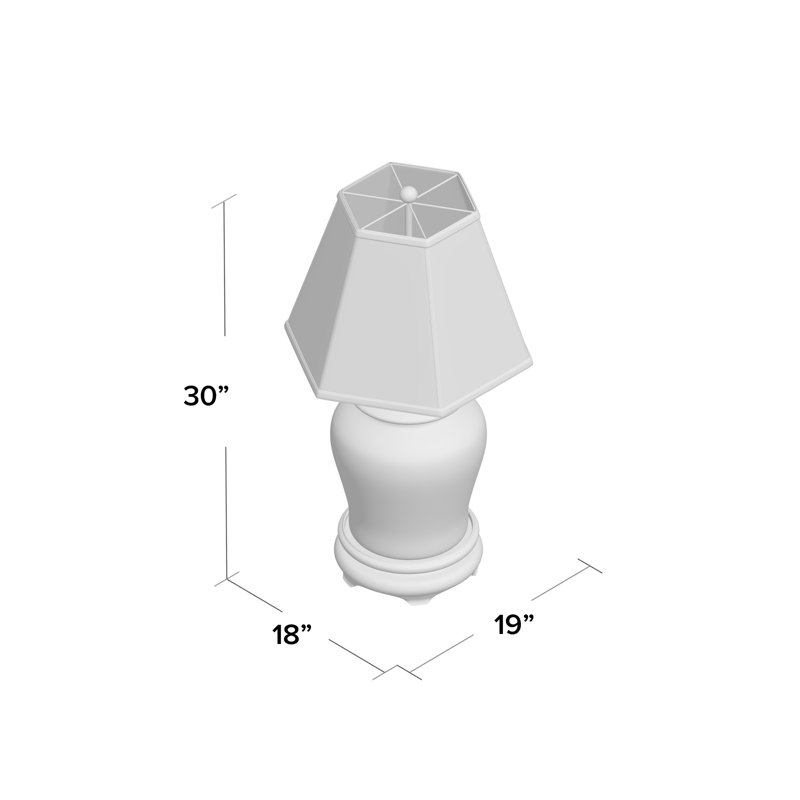 Braedyn Porcelain Table Lamp, LED/Compact Fluorescent