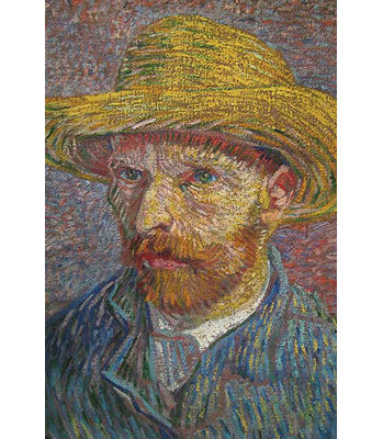 Autoportrait de Van Gogh par Vincent Van Gogh - reproduction
