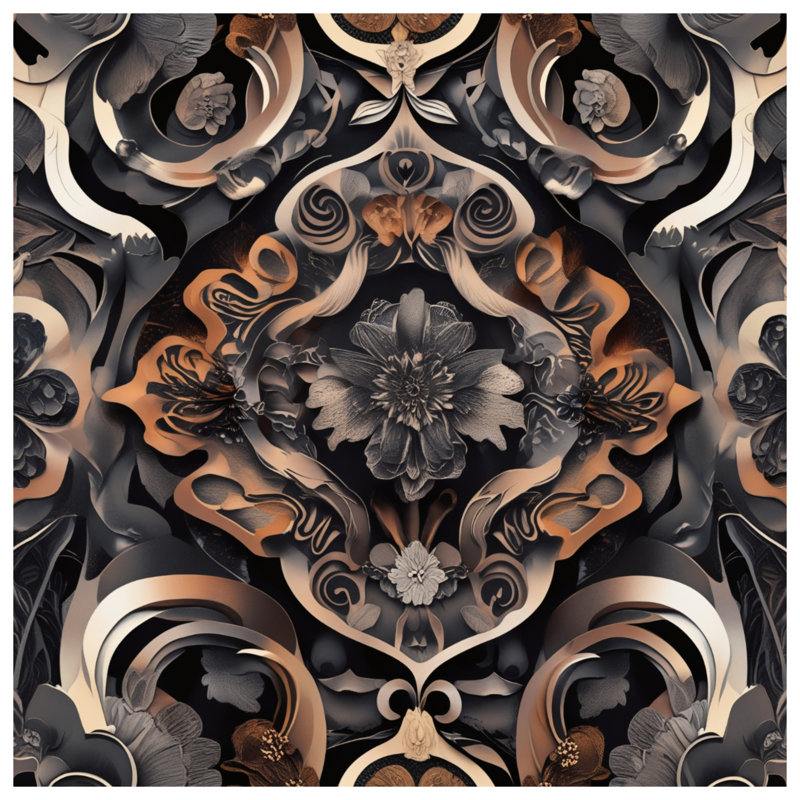 Rideaux de douche Ornate, 70in W x 84in H