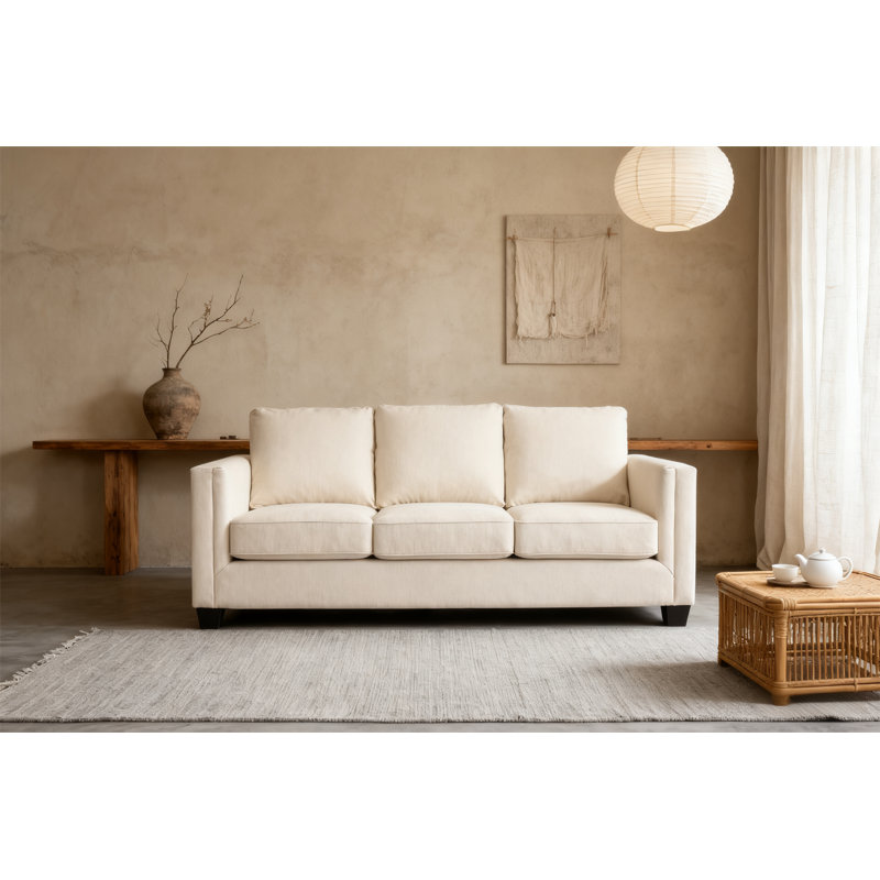 79.92“modern Fabric Sofa 3-seat Couch