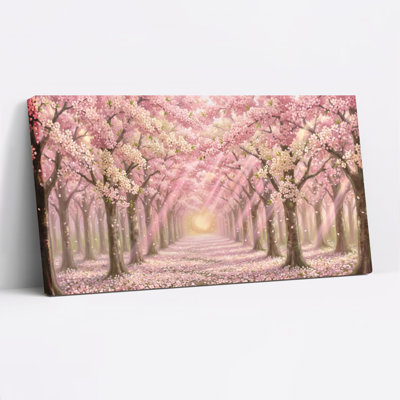 «Cherry Blossom», reproduction d'art sur toile, ensemble de 1