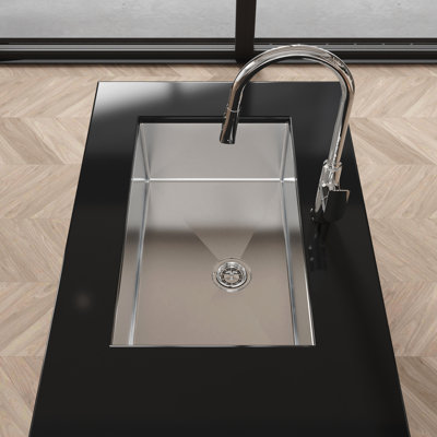 Nano Gray Undermount Workstation Sink For Daily Use - 30" X 19 19" Stainless Steel With Food Debris Prevention