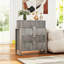 Commode 4 tiroirs cannelée Ebern Designs-1935337366