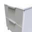 Fully Assembled Adrainne 2 Drawer Bedside Table-2140841396
