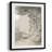 Vintage Sketch LXI - Antique Sketch Study, Matted and Framed Under Acrylic Glass, Entryway and Hallway Wall Art