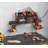 Metal Tool Storage Shelf With Surge Protection Power Strip - Black, Efficient Charging & Organization