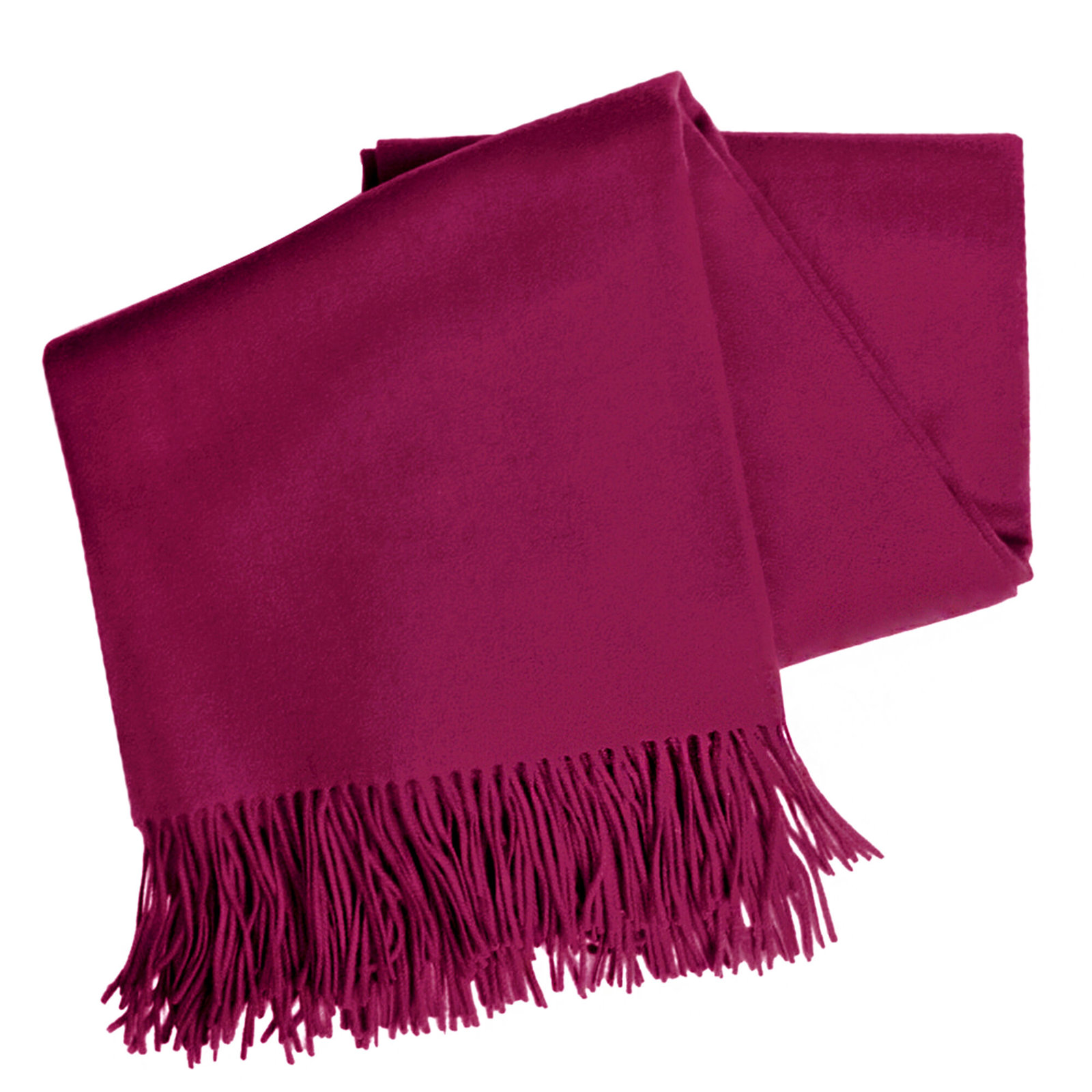 Hudie Wool Throw Blanket, Red