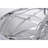 Ahnika 26 Inch Silver Chrome Finish 6 Light, 3 Blade Ceiling Fan with Remote