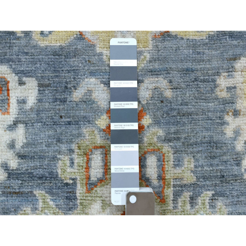 Anisa One-of-a-Kind Runner 2'9" X 9'9" New Age Runner Wool Area Rug in Grey