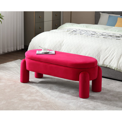 Akikazu Upholstered Storage Bench