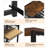 5-Tier Rolling File Cart With Hanging File Folders, Sliding Drawers, Side Bag For Office Organization