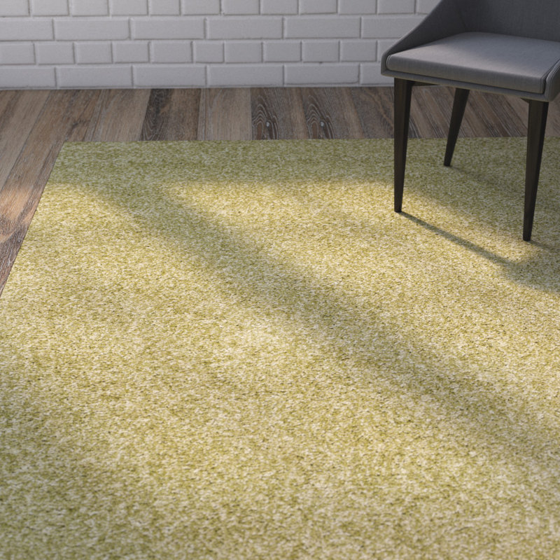 Schaeffer Solid Colour Hand Woven Area Rug, Rectangle 160 x 229 cm
