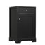 Meuble-lavabo de 20 po avec lavabo, armoire de salle de bain avec porte à fermeture douce, support de rangement et tablette réglable, noir-116234344